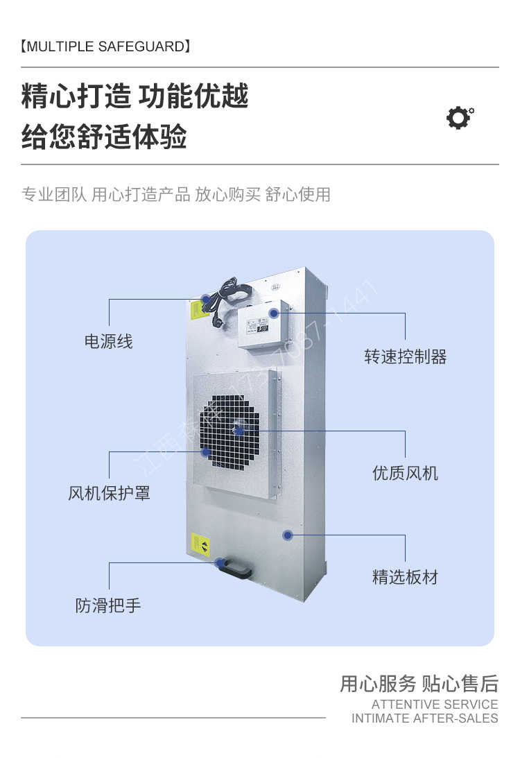 江西森祥FFU风机过滤单元-结构